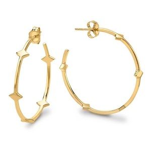 Delicate Gold Hoops, Hoop Earrings